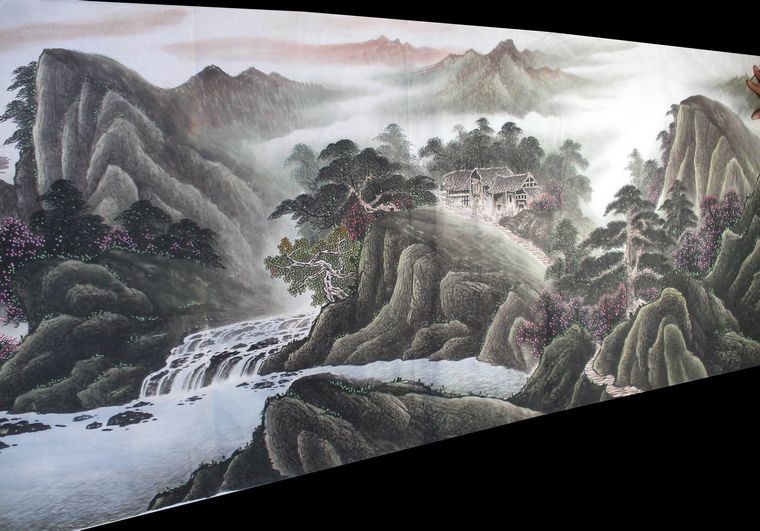 小丈二山水畫